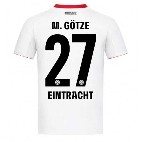 Fotballdrakt Herre Eintracht Frankfurt Mario Gotze #27 Bortedrakt 2025-26 Kortermet Fotballdrakt Herre Eintracht Frankfurt Mario Gotze #27 Bortedrakt 2025-26 Kortermet